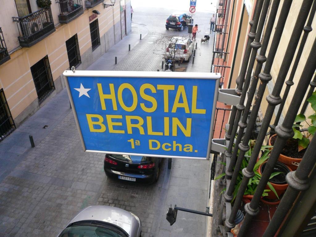 Hostal Berlin Madrid Dış mekan fotoğraf